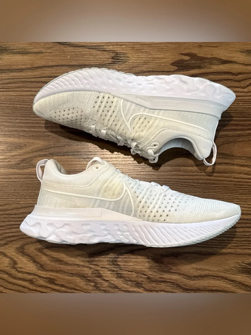 Nike React Infinity Run FK 2 White/Pure Platinum Shoes CT2357-103 Men's Size 9